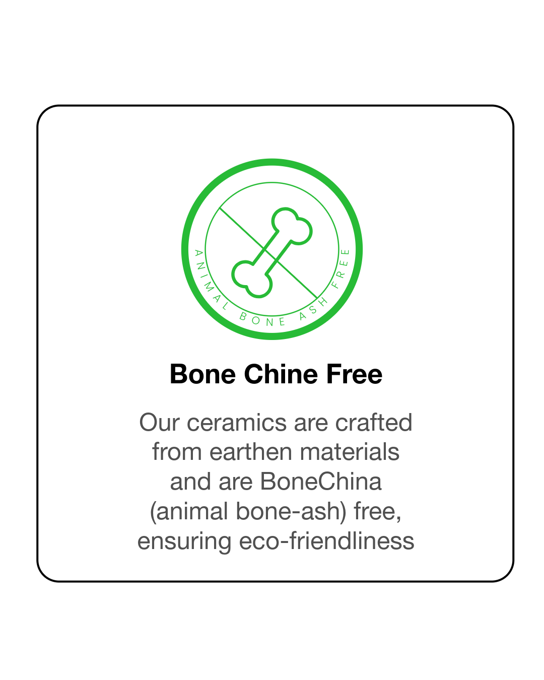Bone ash free