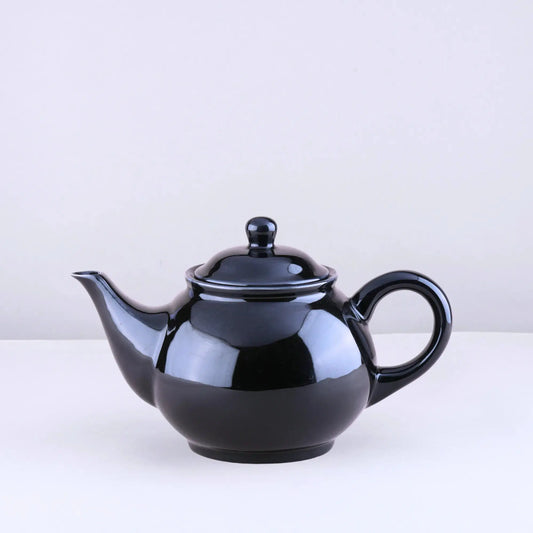 Black Stoneware Kettle Set of 1 BlackCarrot