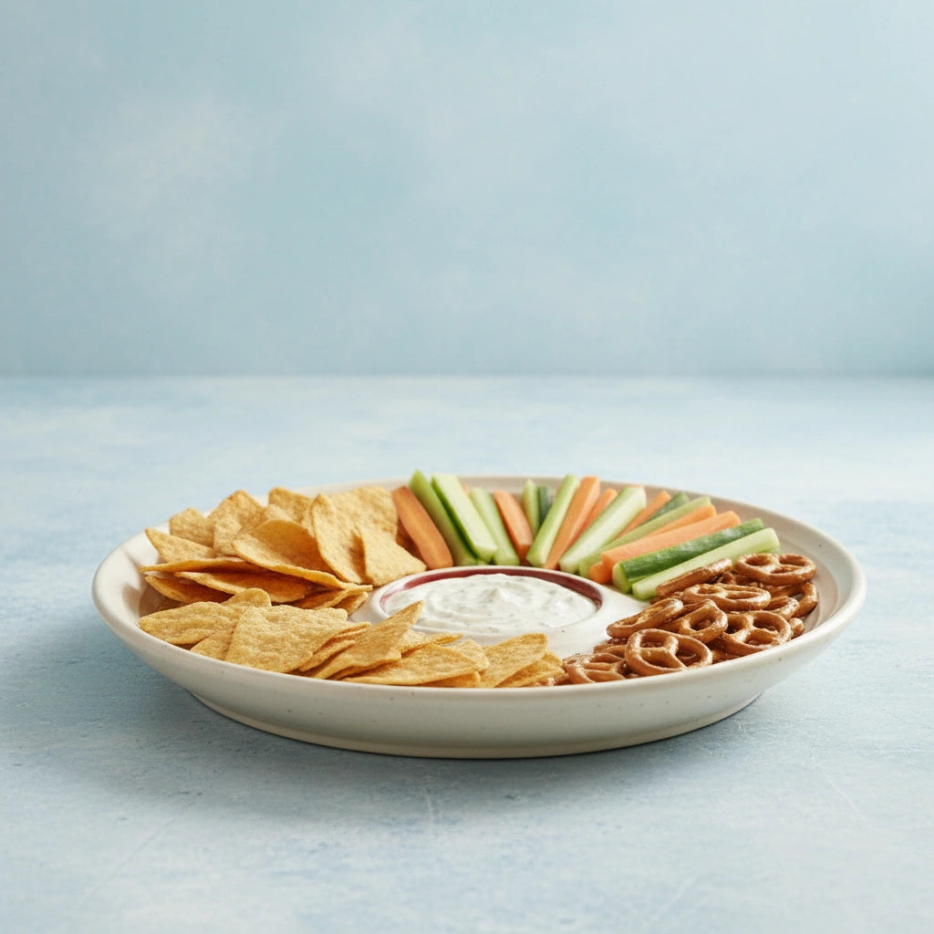 Black Carrot's Stoneware Premium Chip & Dip Platter BlackCarrot