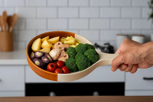 BlackCarrot Stoneware Premium Handle Platter BlackCarrot