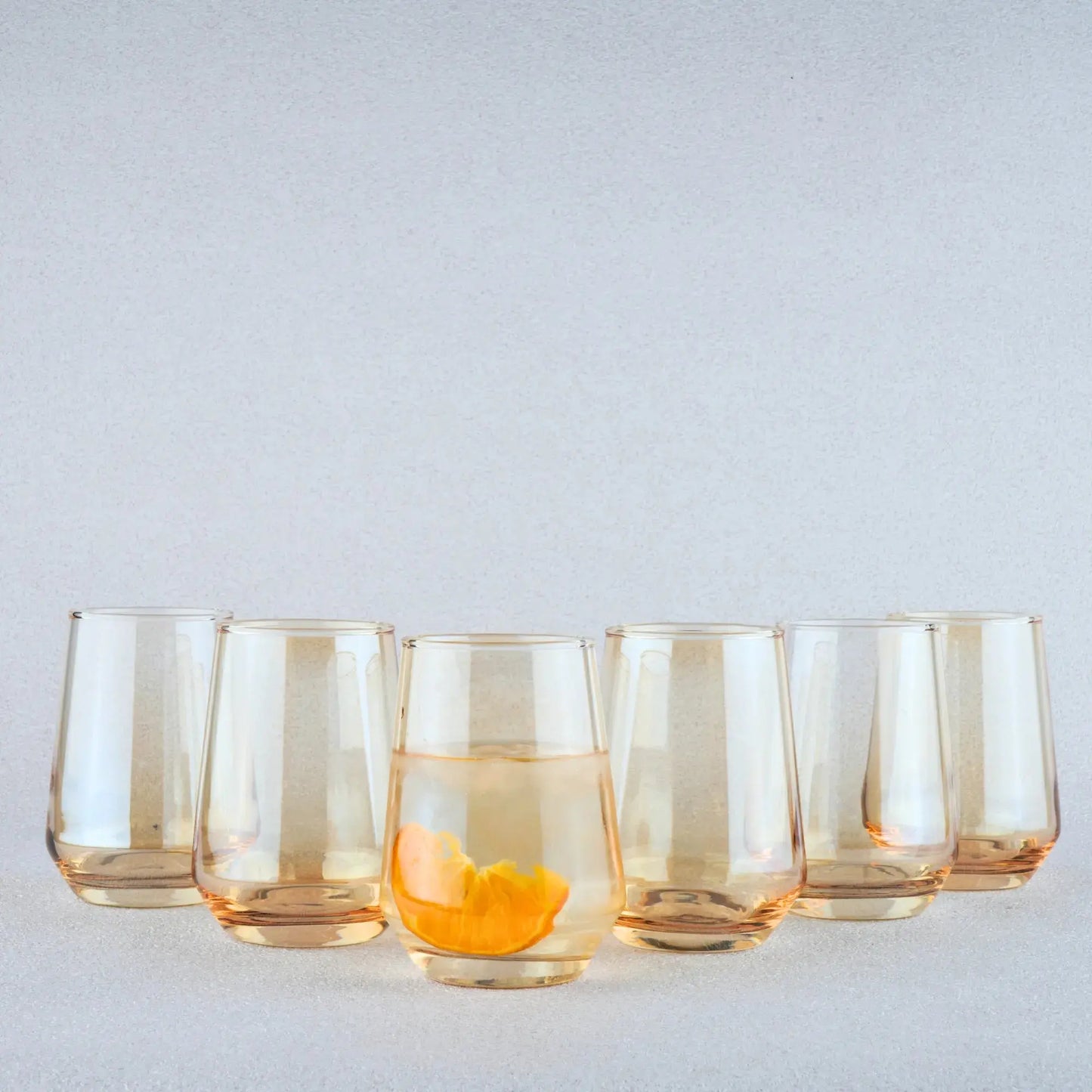 Golden Water Glass Set of 6 390ml