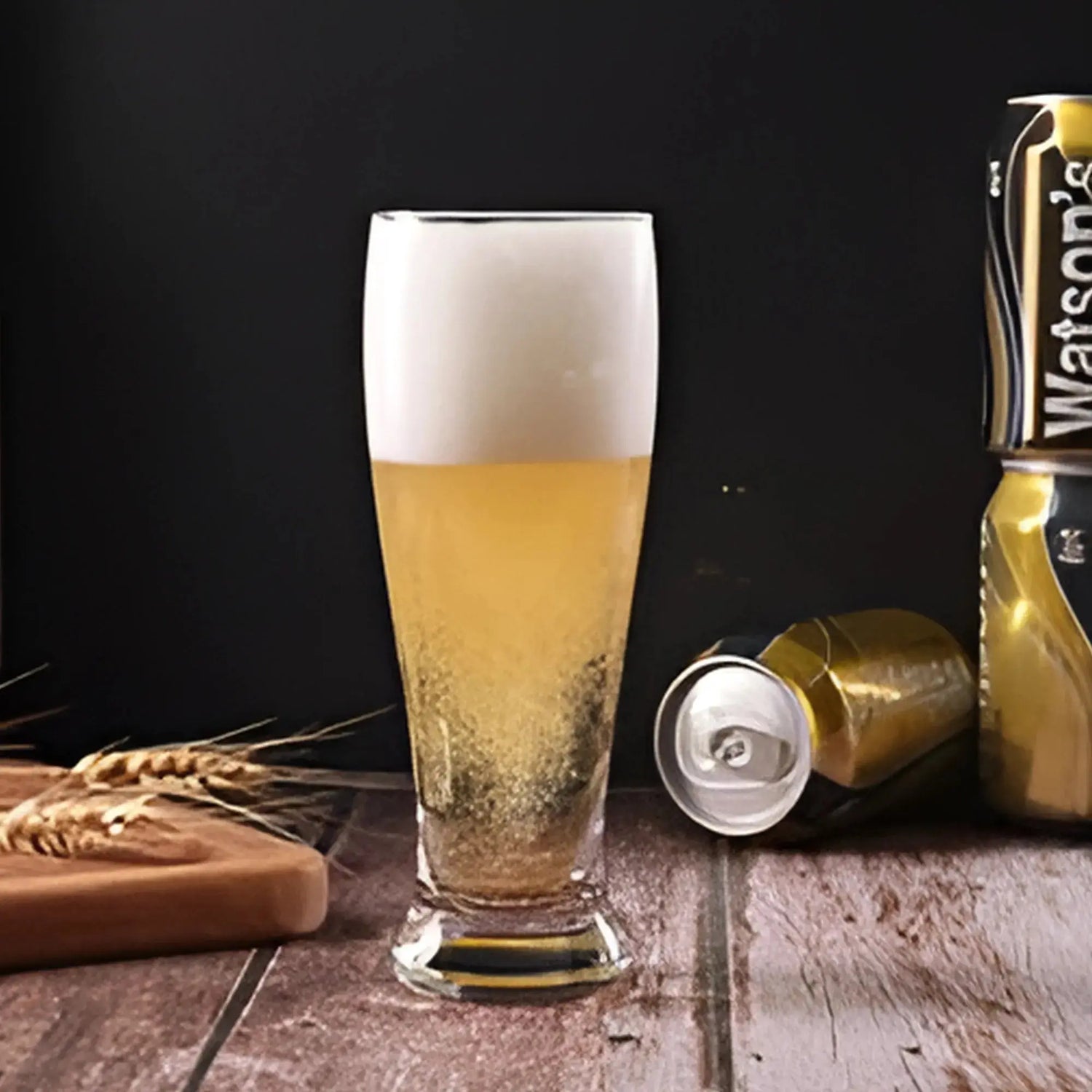 Transparent Beer Glass Set of 6 460ml BlackCarrot